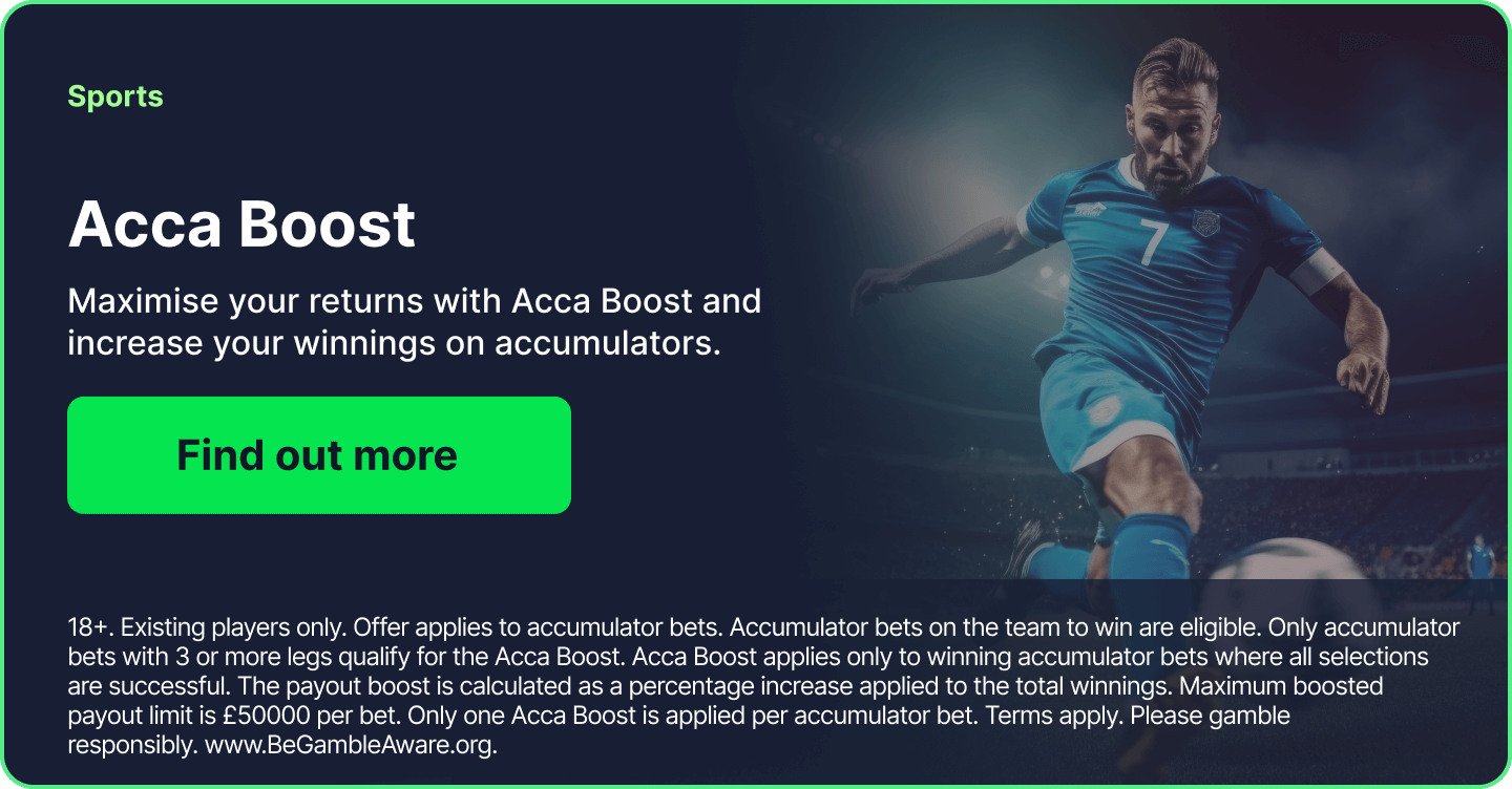 247Bet Acca Boost accumulator offer