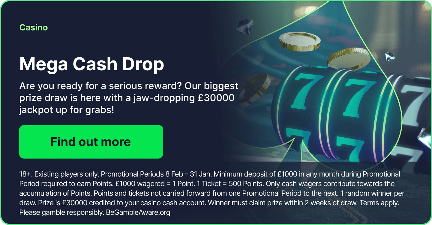 247Bet Mega Cash Drop jackpot